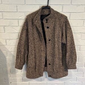 Vintage Country Pacer Color Fleck Wool Coat Womens L